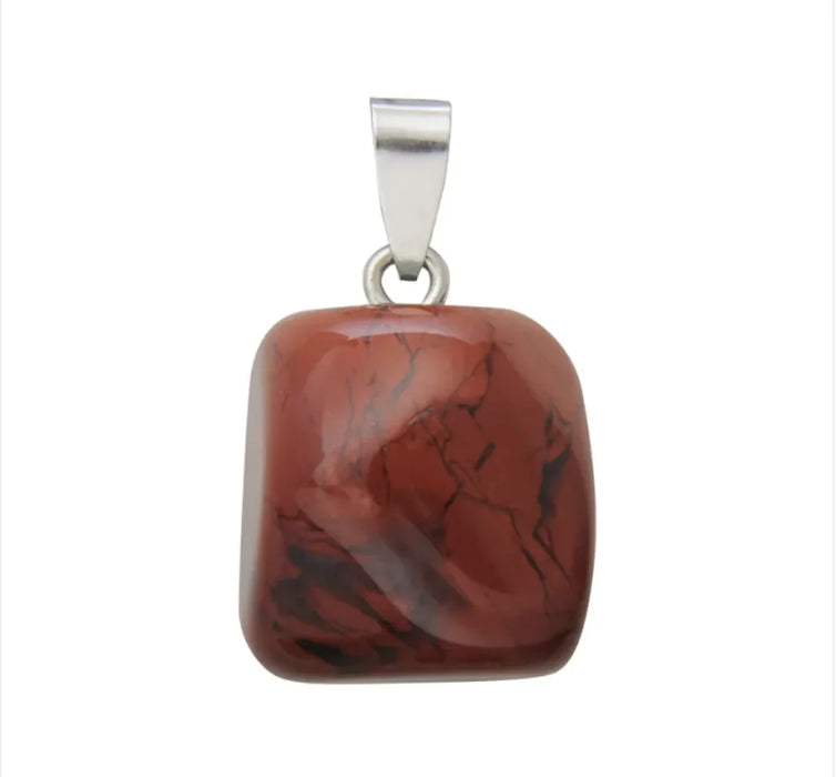 Natural Crystal Stone Pendant Necklace