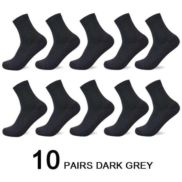 10 Pairs Bamboo Fiber Socks