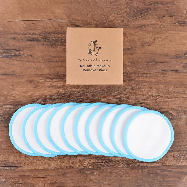 Bamboo Makeup Remover Pads 10 Pieces