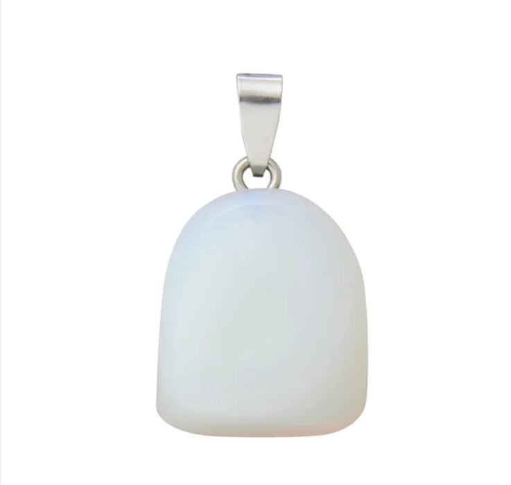 Natural Crystal Stone Pendant Necklace