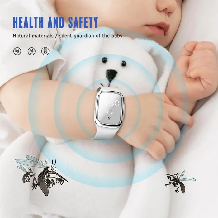 Ultrasonic Natural Mosquito Repellent Bracelet