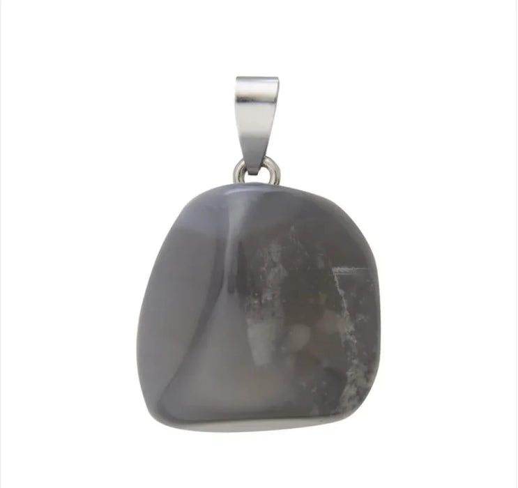 Natural Crystal Stone Pendant Necklace