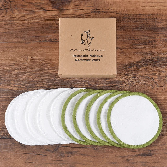 Bamboo Makeup Remover Pads 10 Pieces