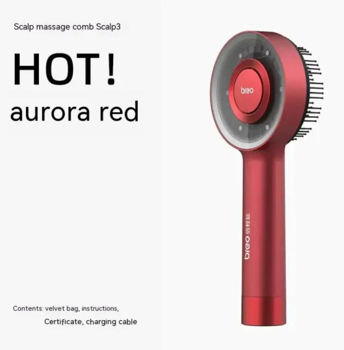 Infrared Head Hair Brush Essence Absorption And Introduction Hair Growth Device