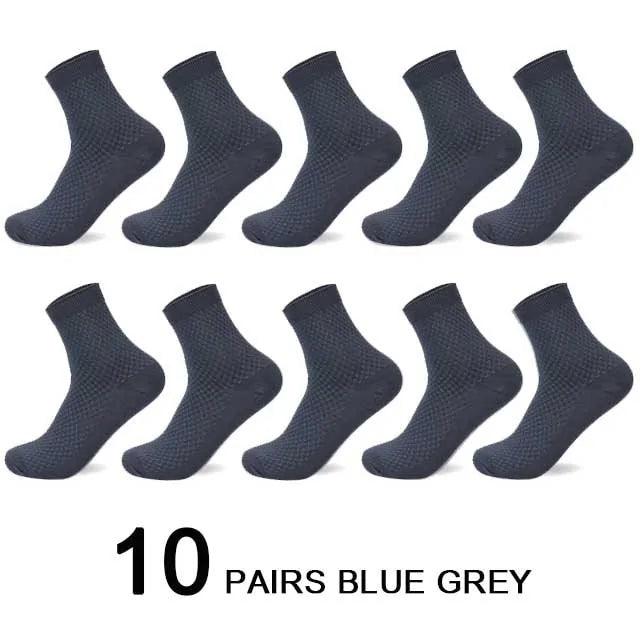 10 Pairs Bamboo Fiber Socks