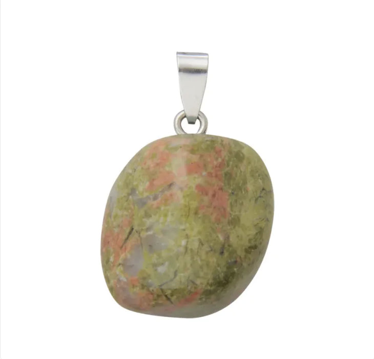 Natural Crystal Stone Pendant Necklace